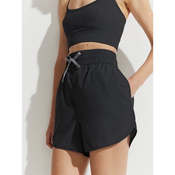 Varley Pants - Varley Women’s Connor High Waisted Black Running Short Size XS
